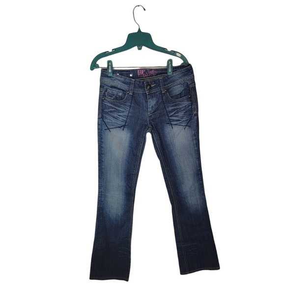 **SALE** ReRock‎ Express Jeans Bootcut Distressed 32L - Picture 6 of 6